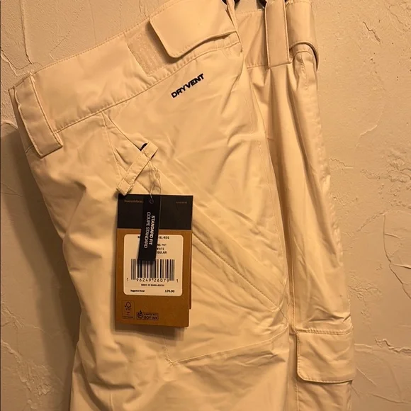 The North Face Women’s Off-White/Cream Snow Pants - Picture 5 of 6